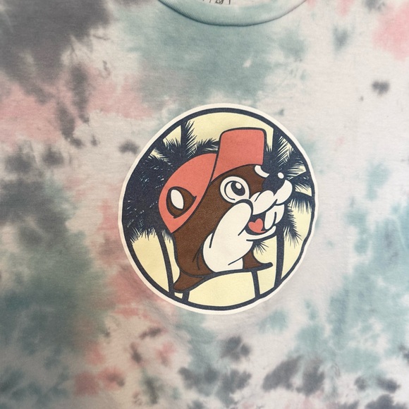 Buc-ees Surf Shop tie dye t-shirt SMALL - Picture 2 of 4